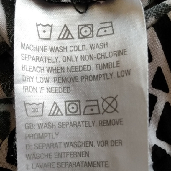 Susan Graver Geometric Print Wide Leg Stretch Palooza Pants Women's Size XL - Picture 6 of 10